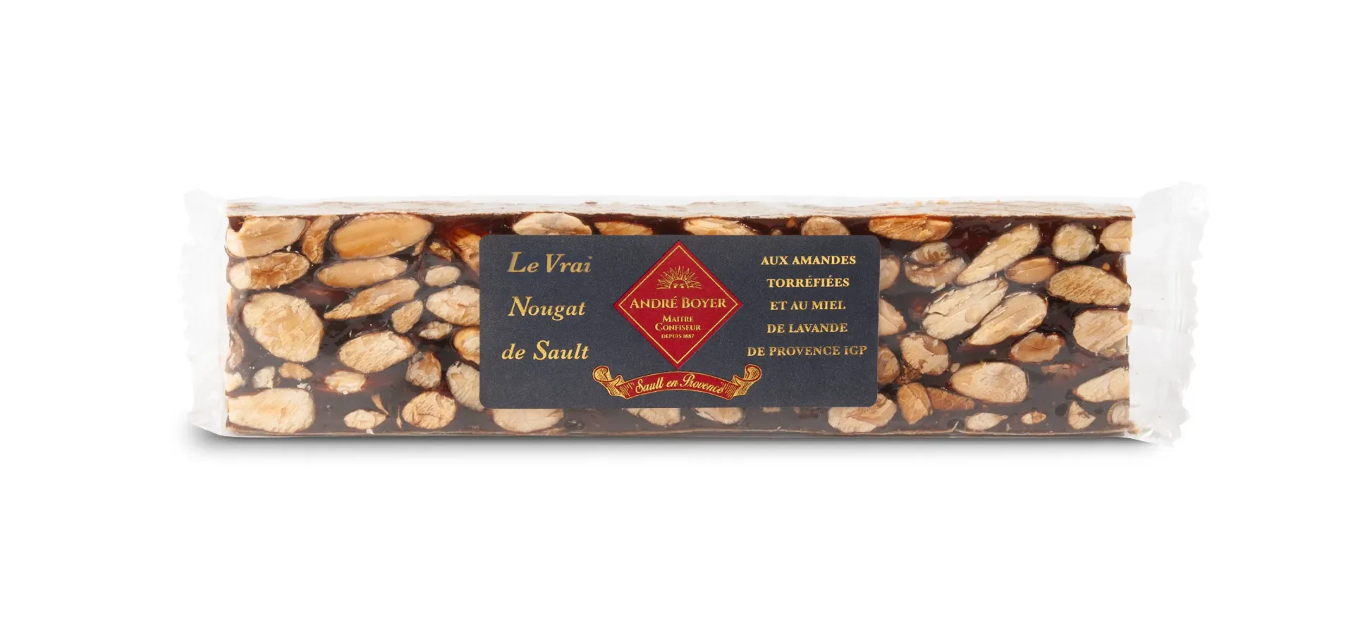 Barre nougat noir Boyer 100gx30