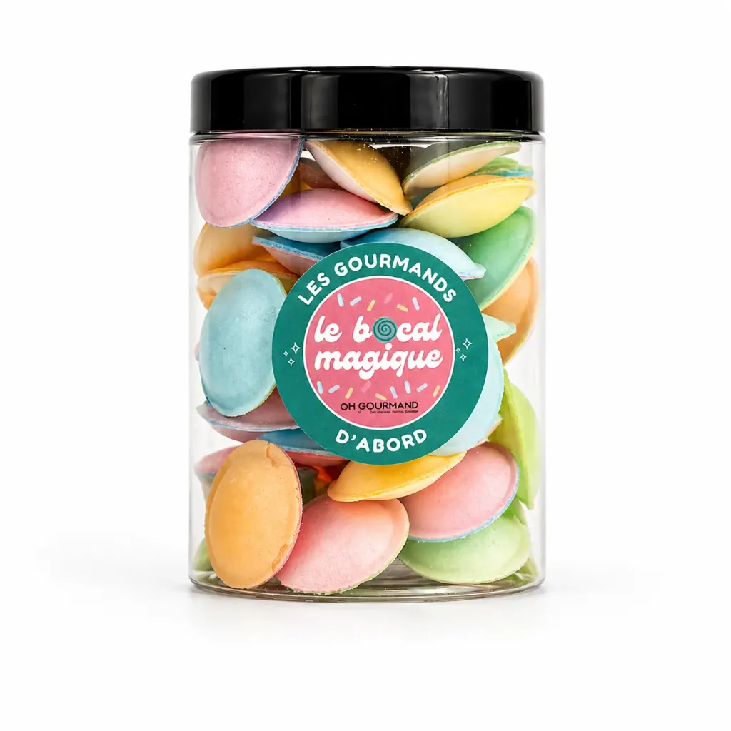 Pot confiserie soucoupe 80gx6