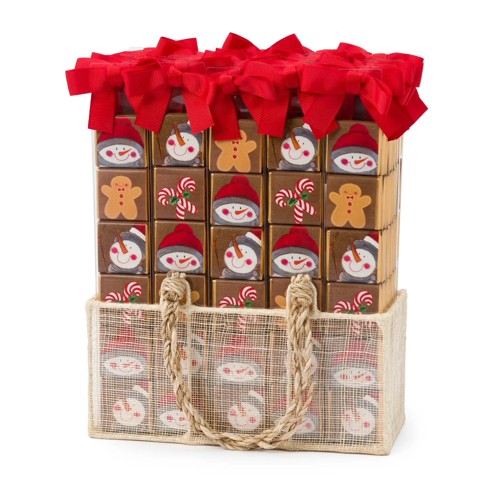Display 40 barres 6 napolitains Noël 30gx40