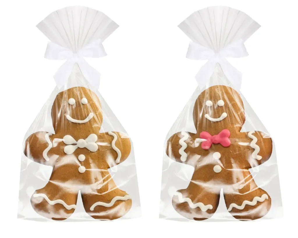 Petit Bonhomme en pain d'épices en 2 couleurs assorties 35g X20