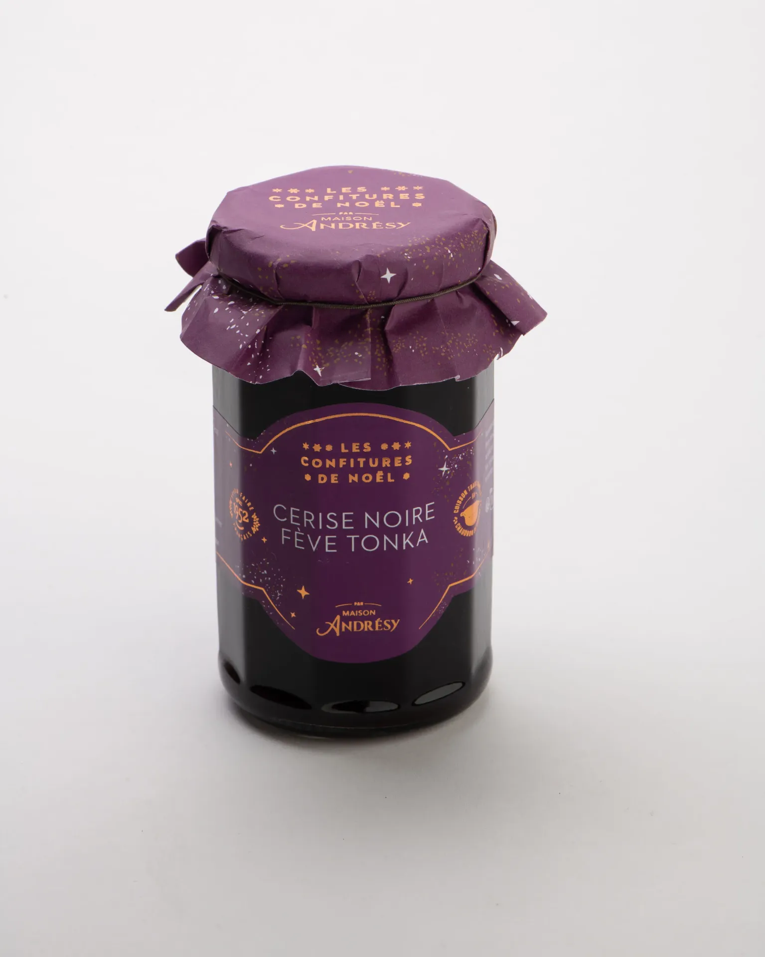Confiture de Noël cerise noire fève Tonka 270g X6