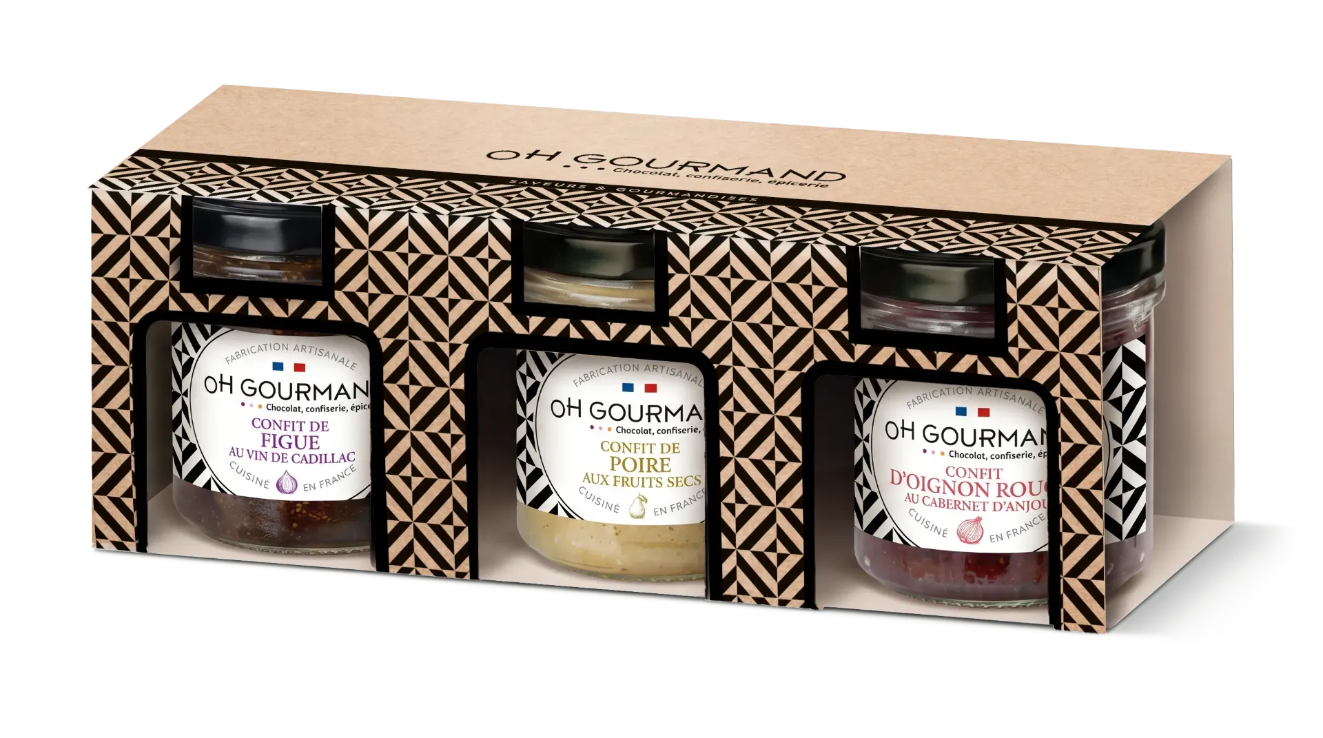 Trio Confits (figue, oignon, poire) 300g X6