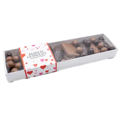 [REGCOEUR100] Réglette cœur ass choc perles céréales 100gx15