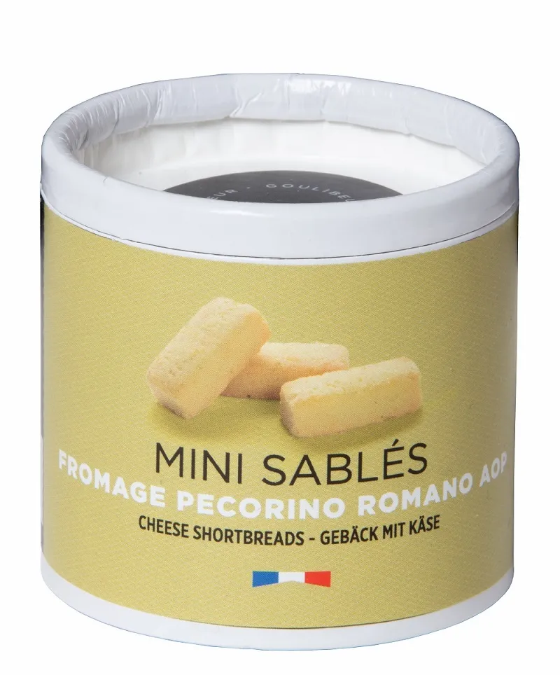 Mini tube sablés au fromage Pecorino 35g X18