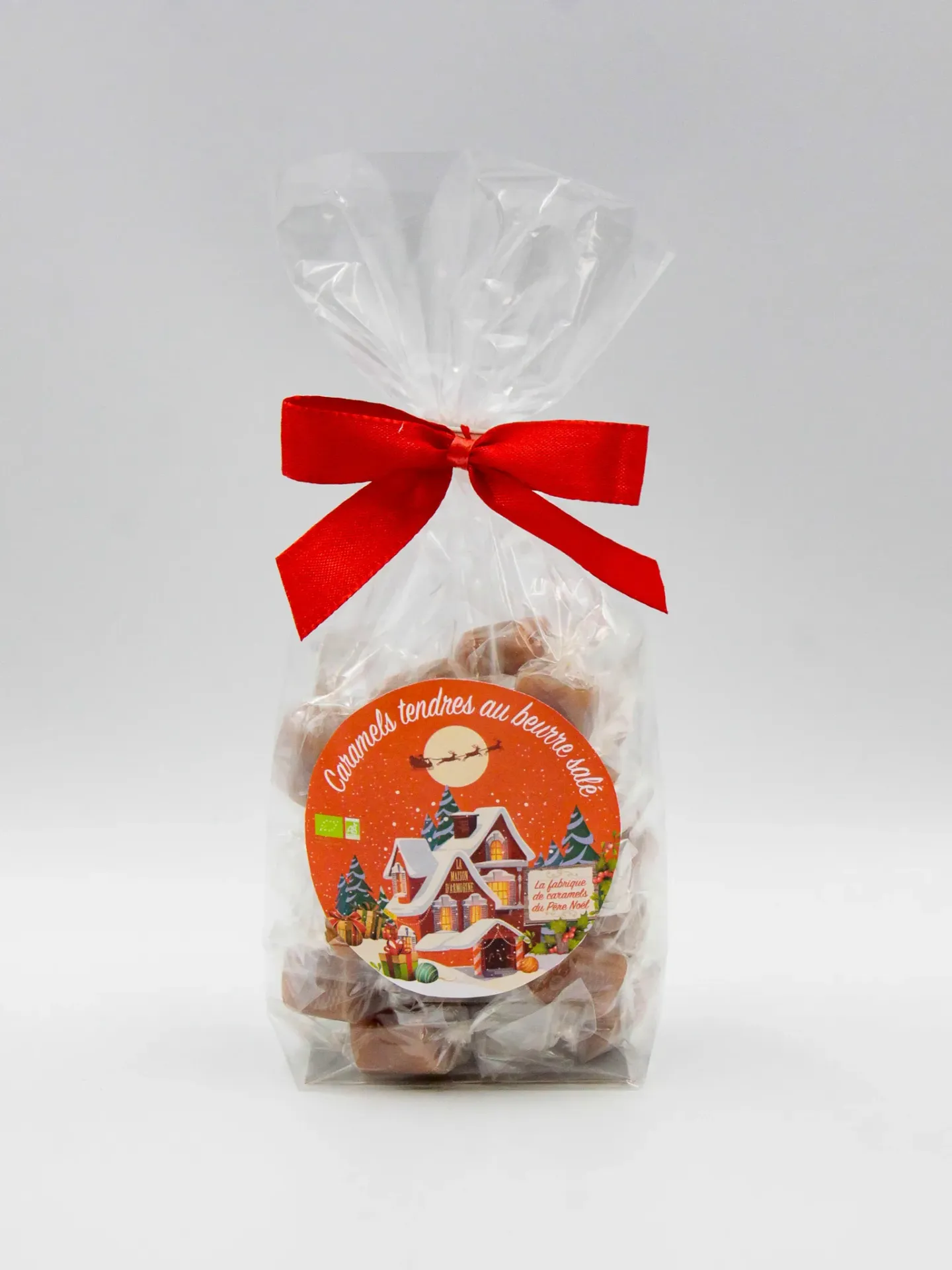 [SSCARABSNOELB] Sachet caramel père noel bio 150gx18