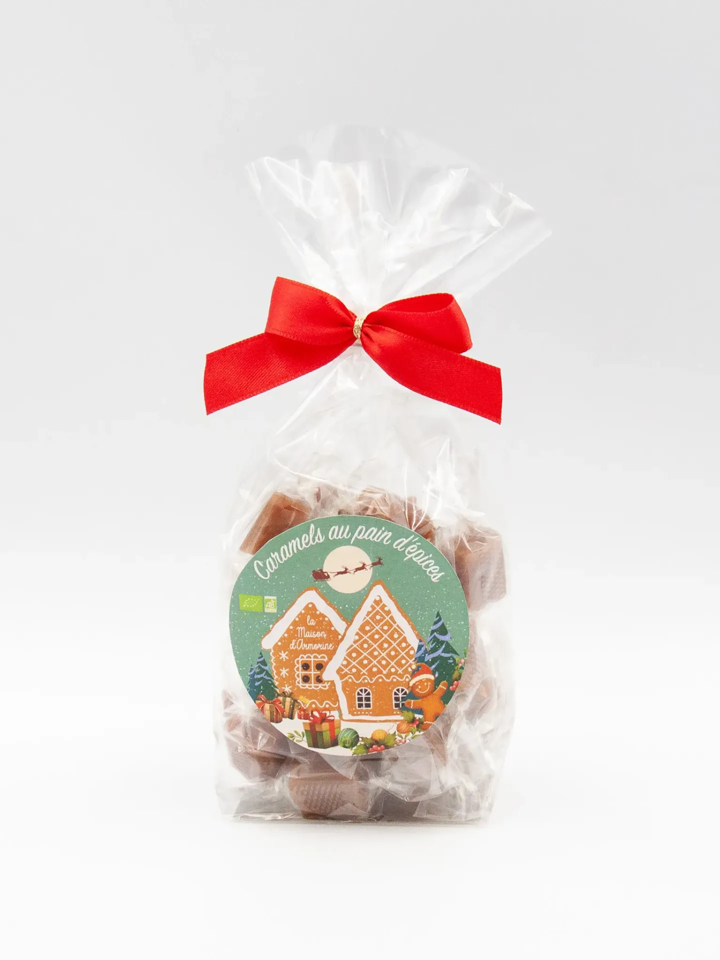 [SSCARAEPICEBI] Sachet caramel pain d'épices bio 150gx18