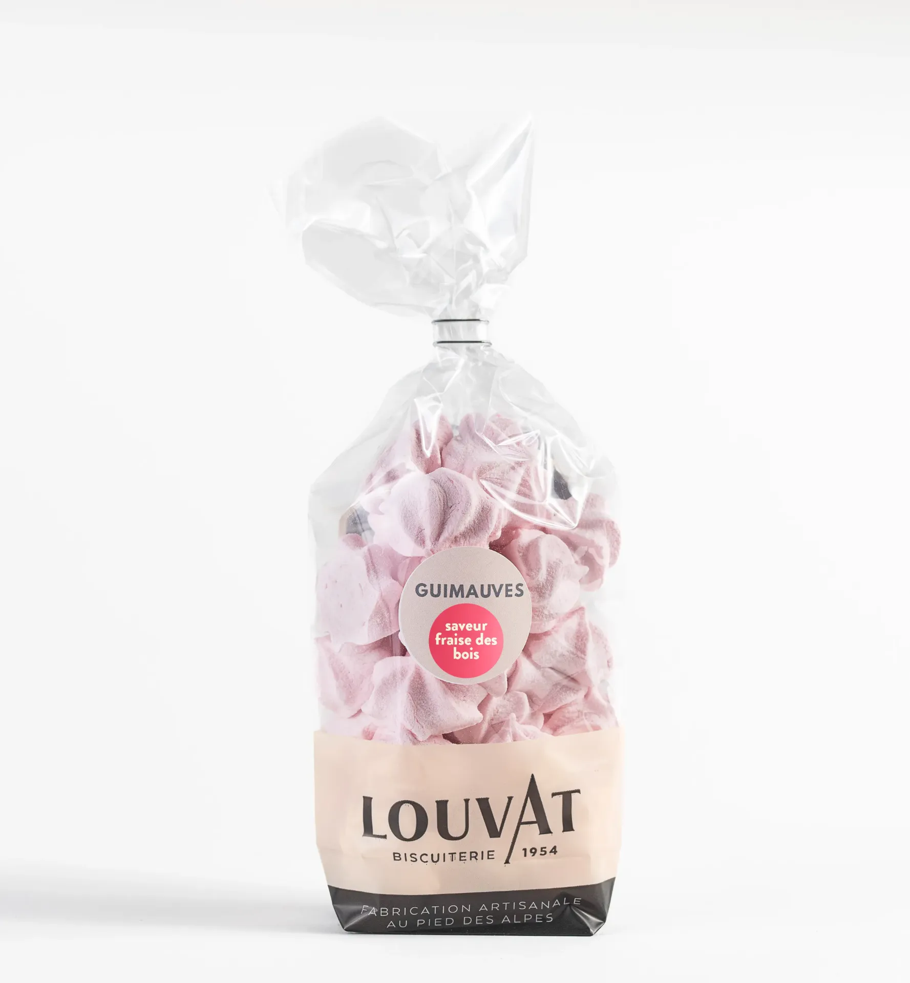 Sachet meringues striées framboise 100g X9