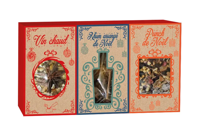 Coffret punch noël rhum arrangé vin chaud 265gx8
