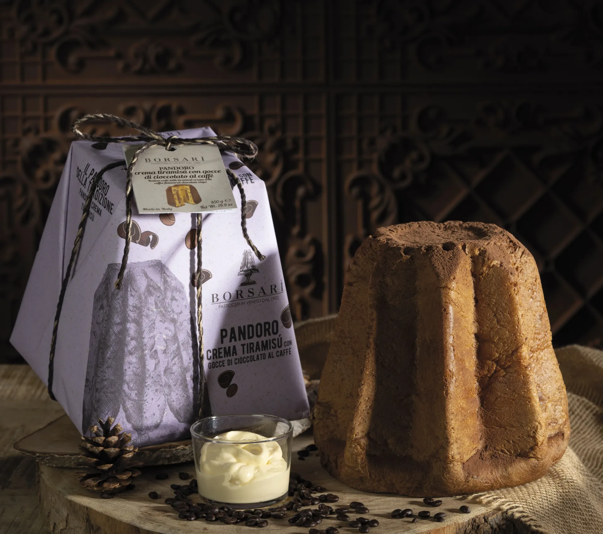[1002613] Pandoro Crème de Tiramisu emb main 850g C6