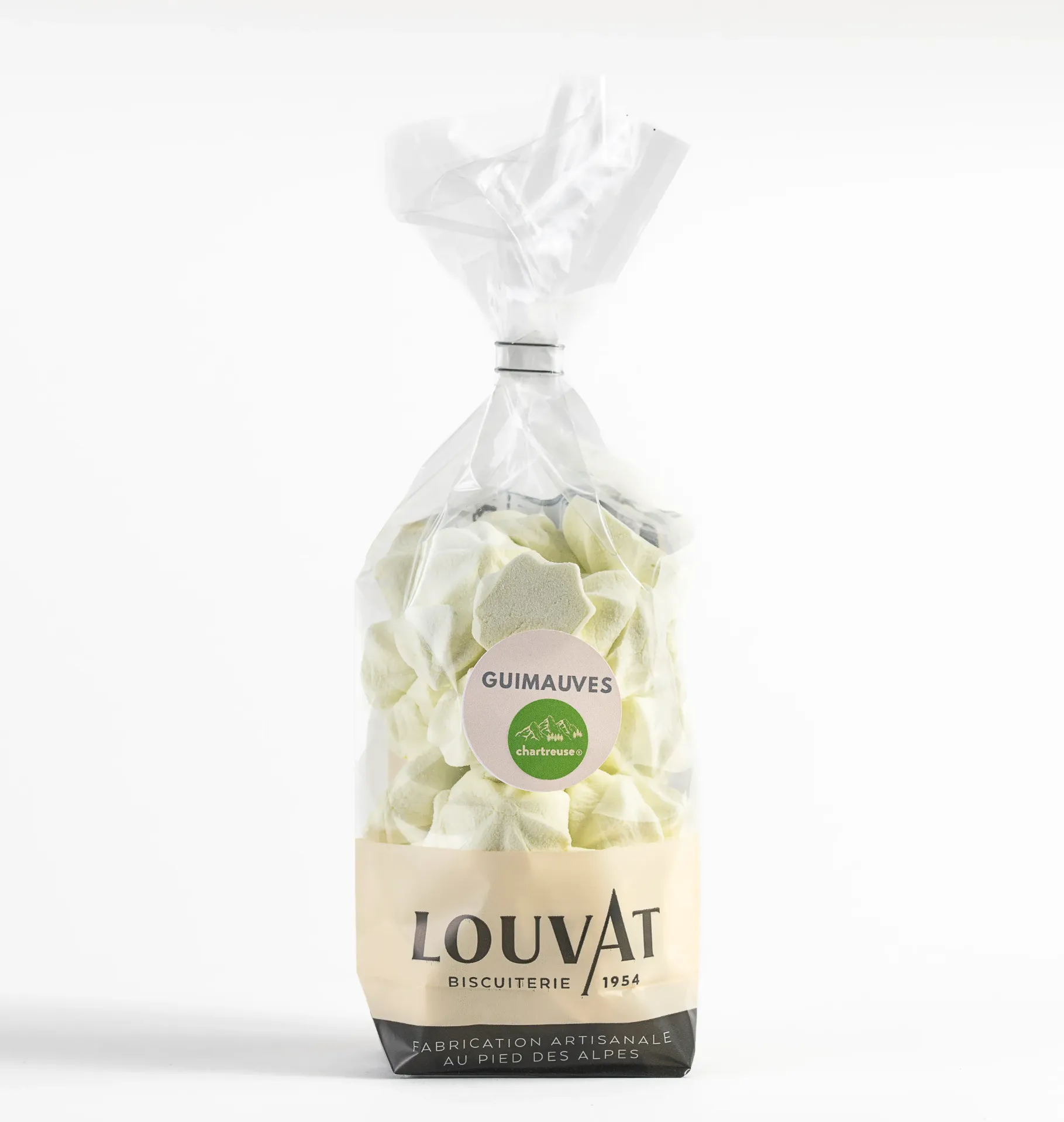 Sachet meringues striées chartreuse 100g X9