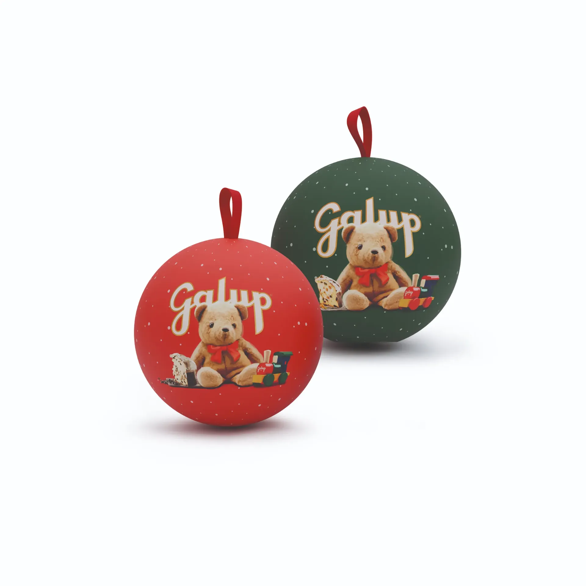 Boules métal Panettone class et choco 100g X18