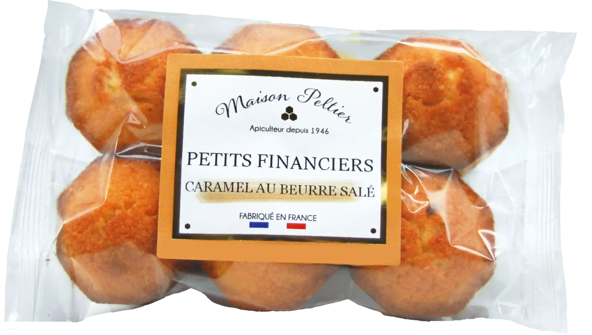 Petits financiers caramel au beurre salé100g X30