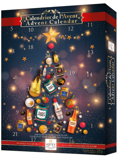[A8024875] Calendrier de l'Avent choc liqueur 290gx8
