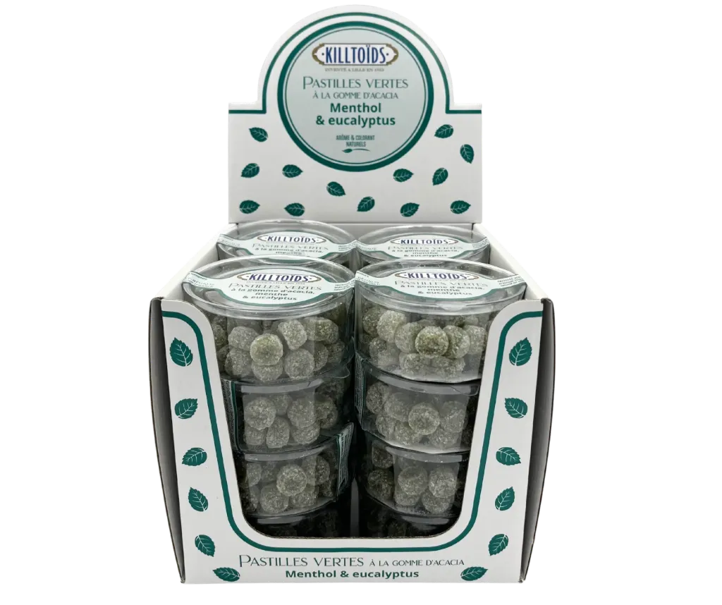 [AF500012] Pastilles vertes 60g x 16