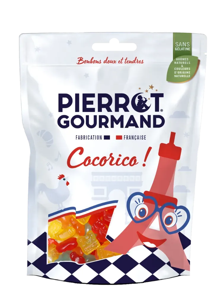 [PG131608] Doypack Cocorico doux et tendre 100gx12
