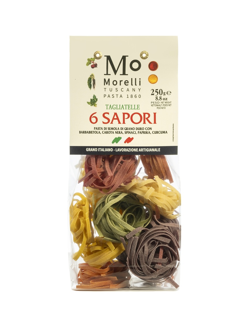 [PM22122] Tagliatelle 6 saveurs 250g x6