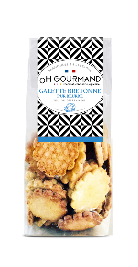 [OHMINIGAL] Mini galette Bretonne au beurre et sel Guérande 100g X12