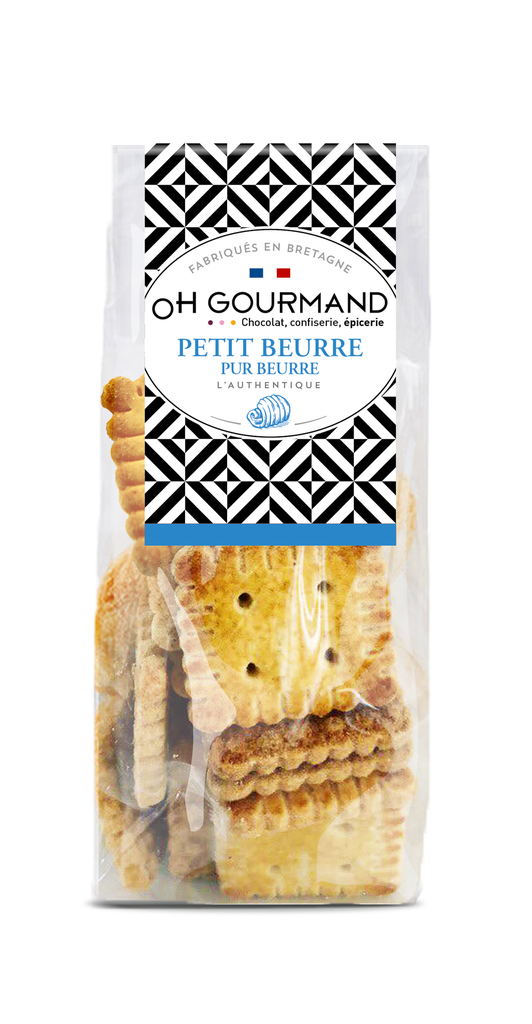 [OHPTITBEU] Mini petit beurre Breton au beurre et sel de Guérande 80g X12
