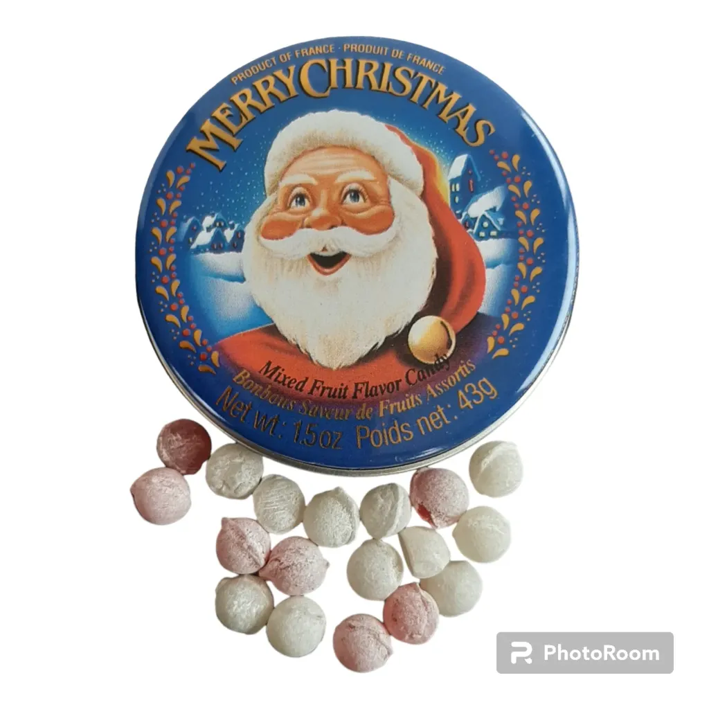 Boite père noël bonbons fruits 43gx12