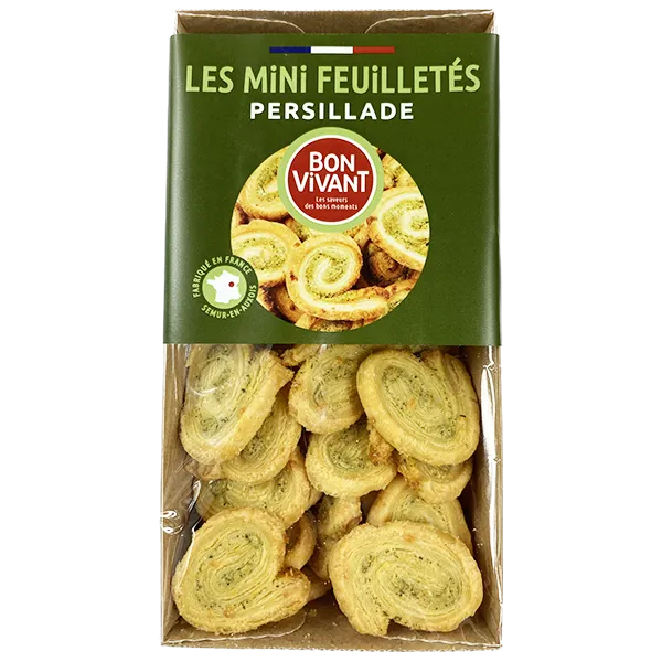 [BV70281] Barquette biscuits escargots persillade 75g X10