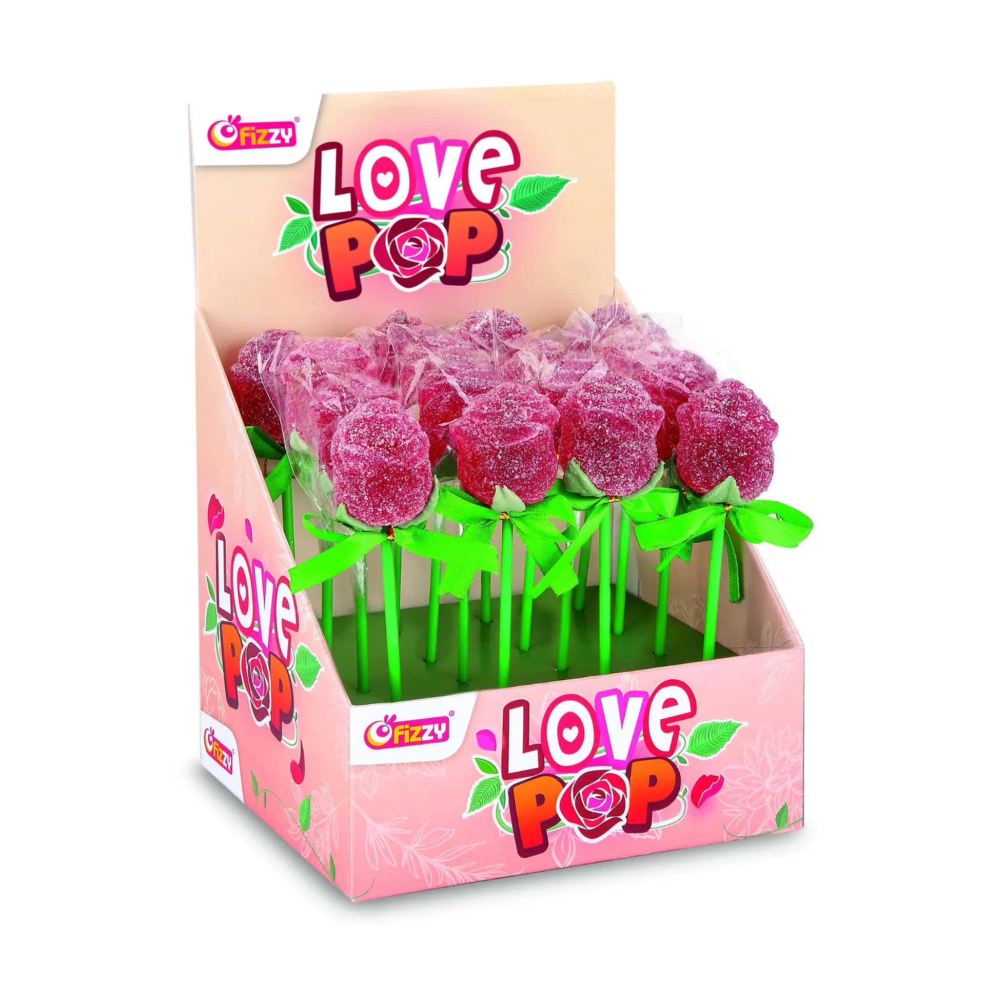 [FIDE24LOV] Display sucettes roses gélifiées 38g x 16