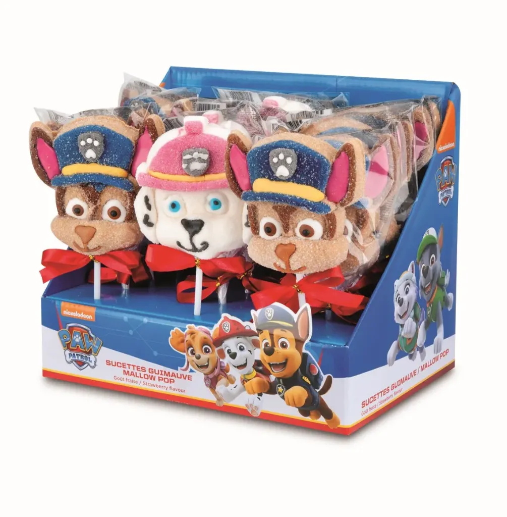 [FIDPATMA2] Sucette pat patrouille mallow 2 modèles 45g x 15