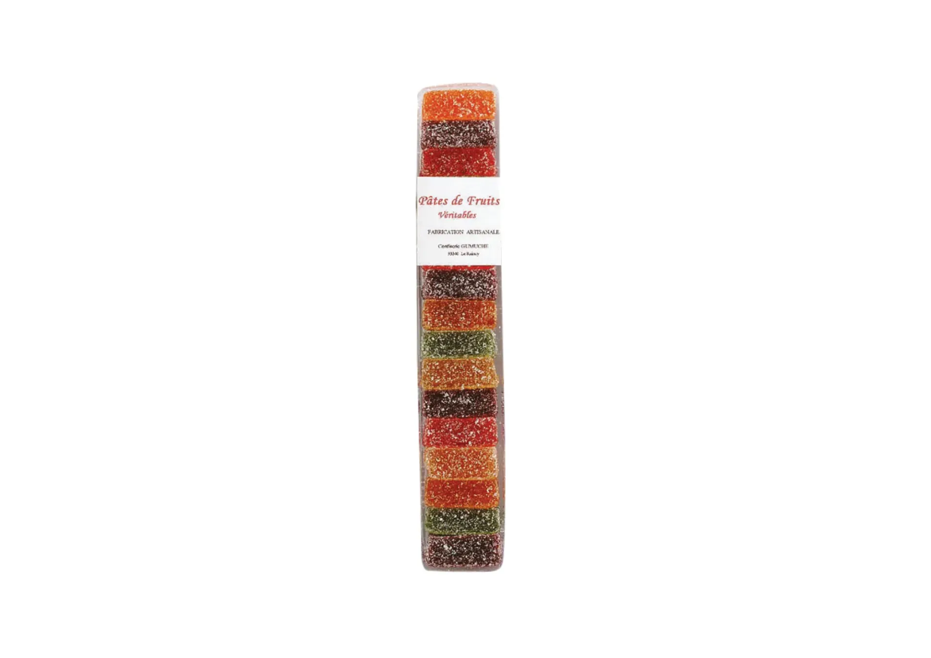 [CG31020/631] Réglette 16 pavés pâte de fruit 150gx8