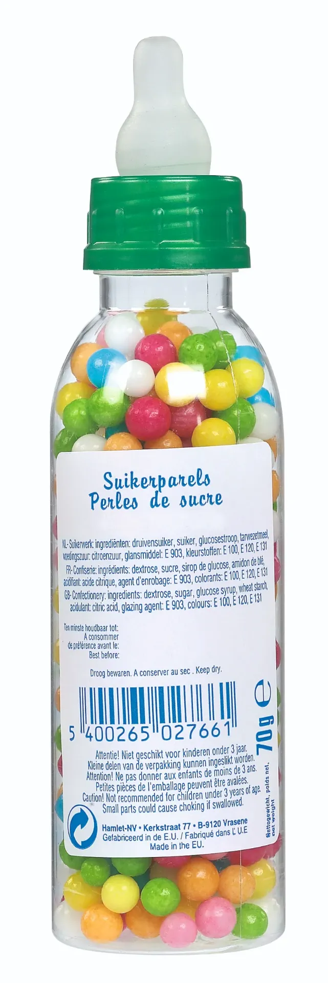 [H025 00 2584] Biberons tétine souple perle de sucre 70g x 25