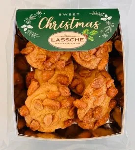 Biscuits croustillants cacahuètes en barquette 175g x 12
