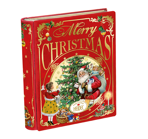 Livre métal "Nostalgie Noël" mini tab choc lait 80gx6