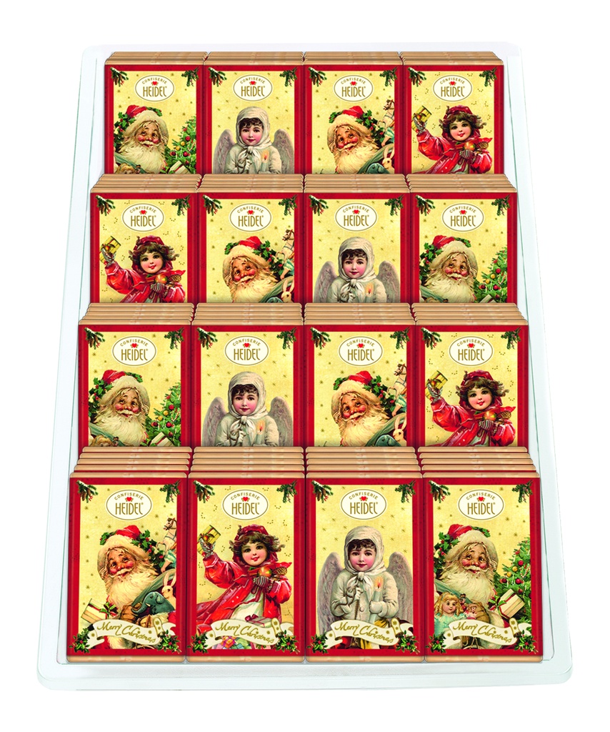 Mini tablette chocolat Nostalgie de Noël 10gx108