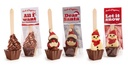 Cuillère chocolat Noel 3 modèles 63gx20