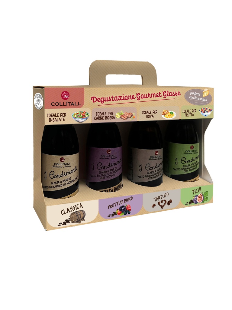 [COZZ368] Coffret crème balsamique gourmet 4x100ml X6
