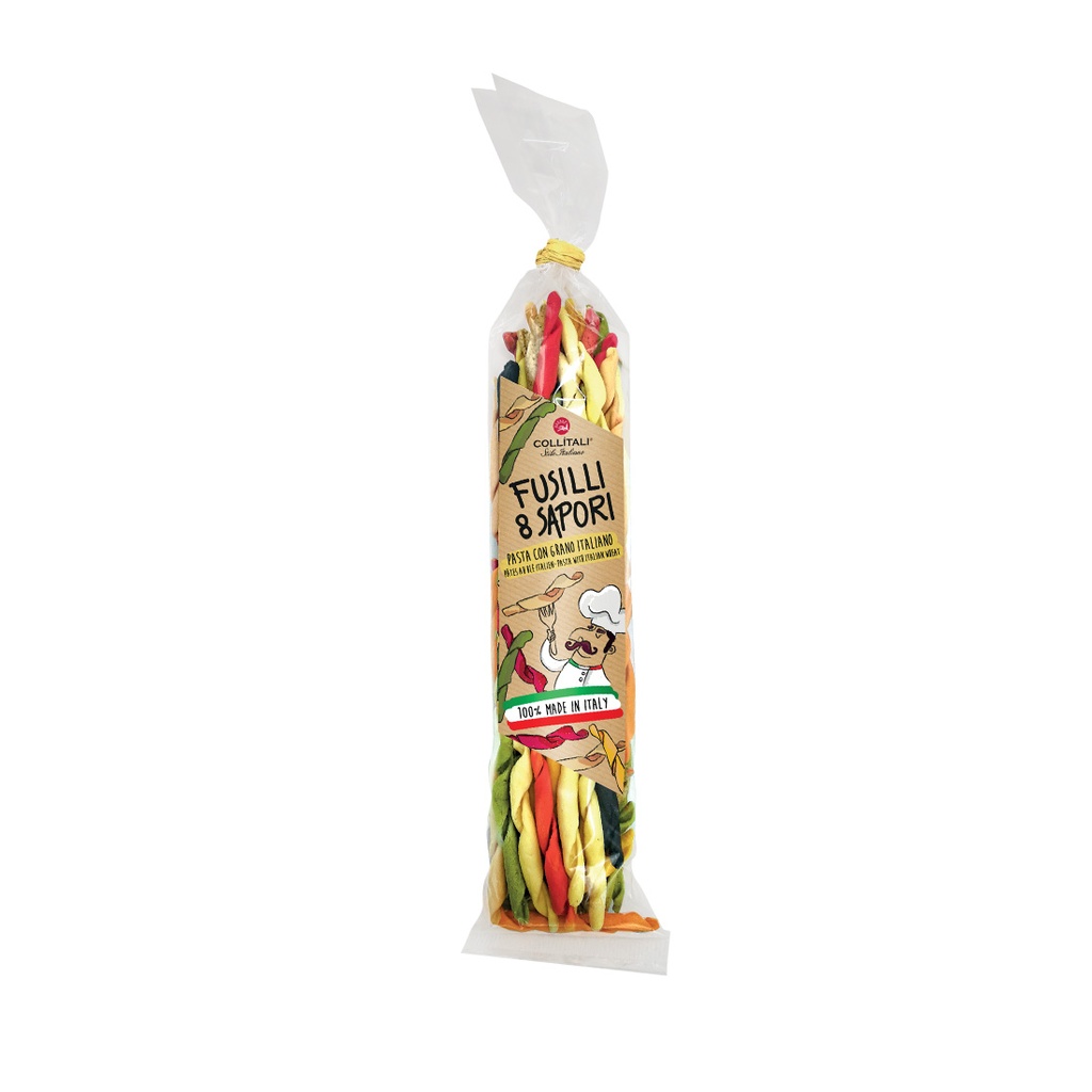 FUSSILLI 8 saveurs 200g X12