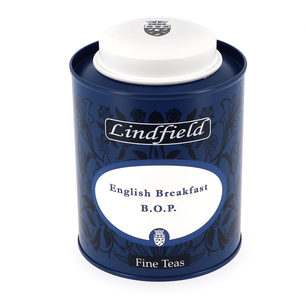 [LBM022283] Boite bleue English breakfast B.O.P 100g x 6