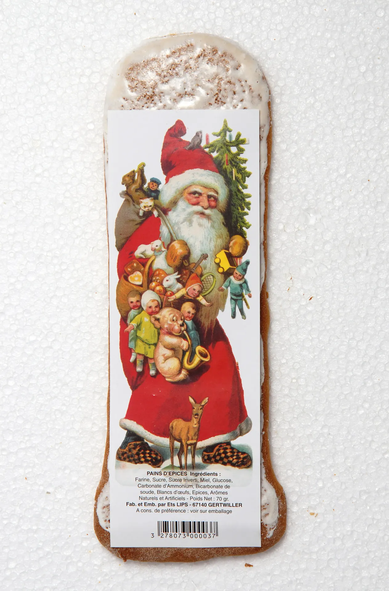 Langue image Père Noël 16.5cm 40g x 60