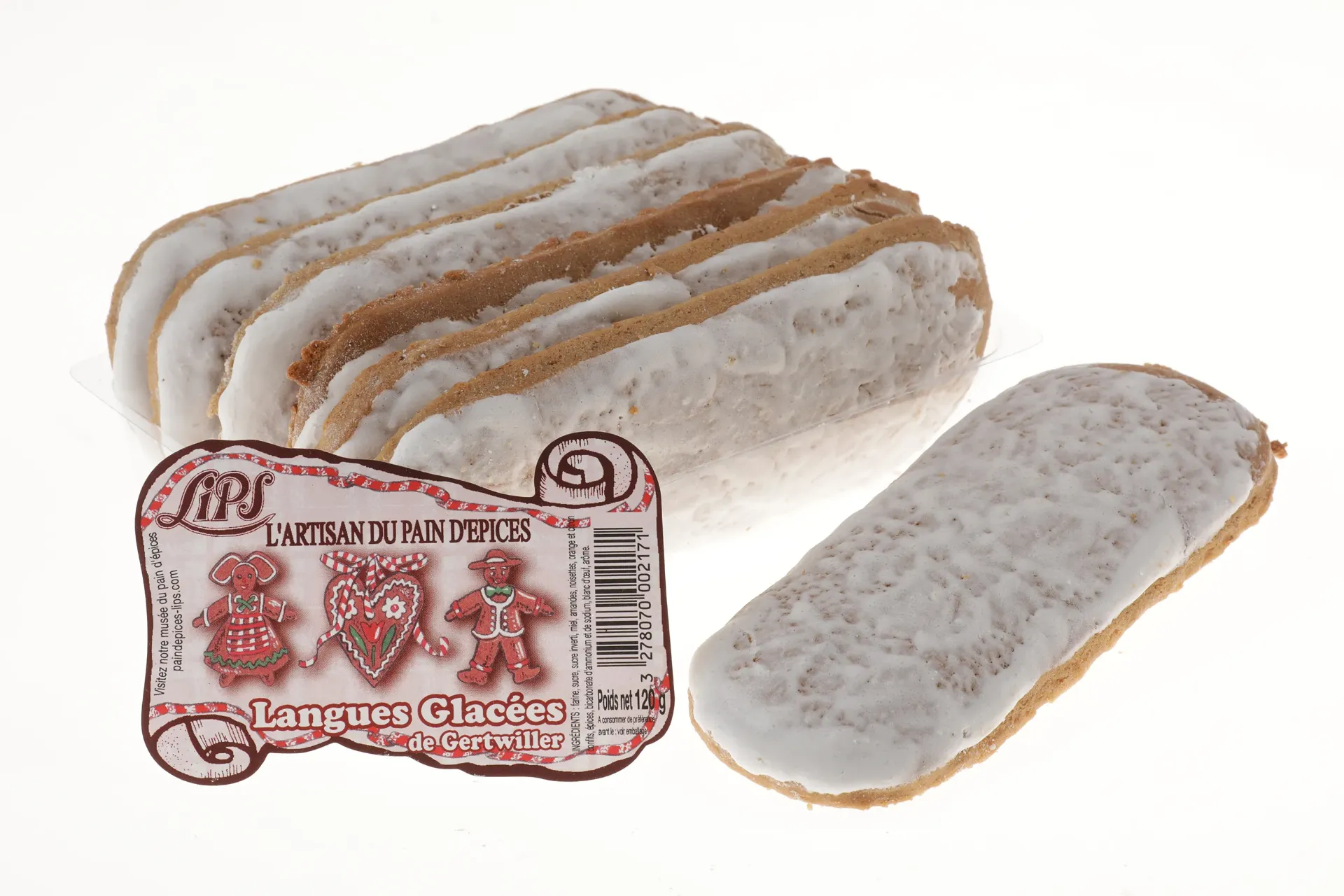 Paquet de langues glacées 120g x35