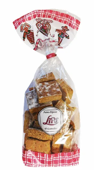 Sachet bouchées pain d'épices moelleux 200g x 20