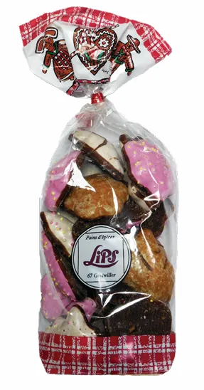 Sachet mélange pain d'épices glacés et chocolatés 250g x 20