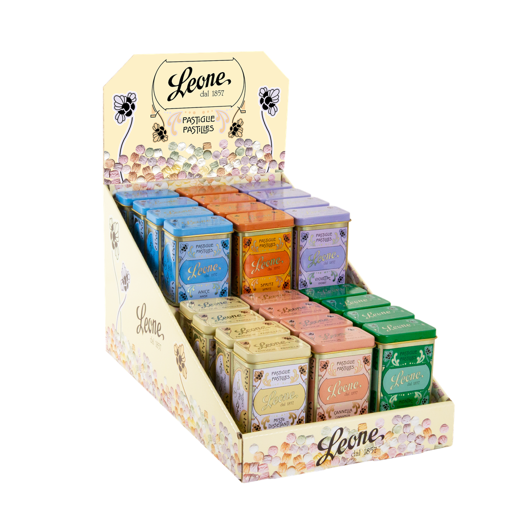 [LE1730] Pastilles parf assortis display de 24 boites de 30g
