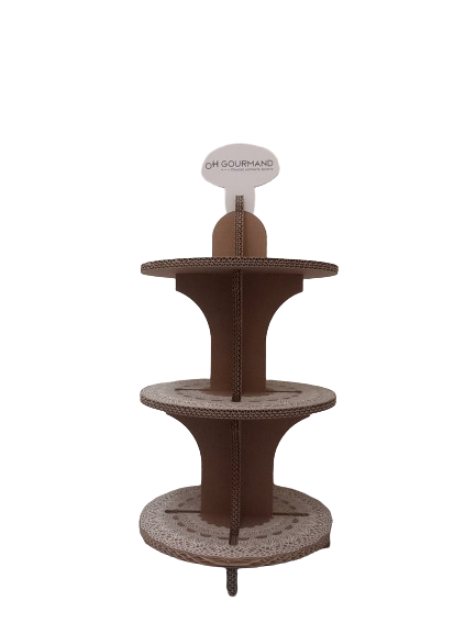 [OHPRESGAT] Présentoir carton vide Gâteau x 1