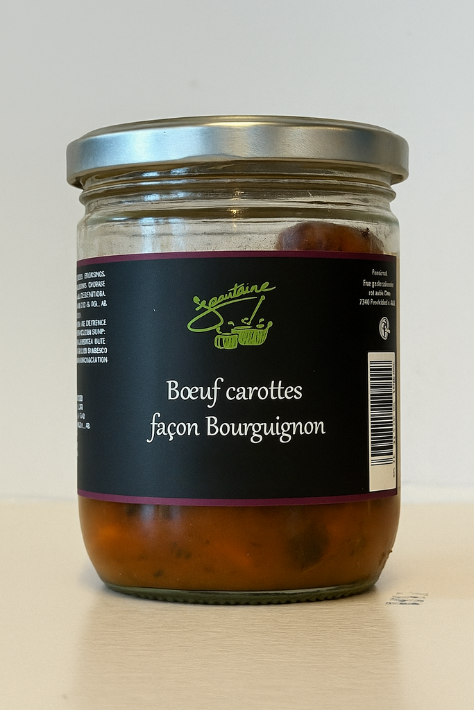 [AR00297] Bœuf carottes façon Bourguignon 320g X6