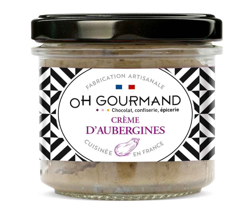 Crème d'aubergine 100g X12