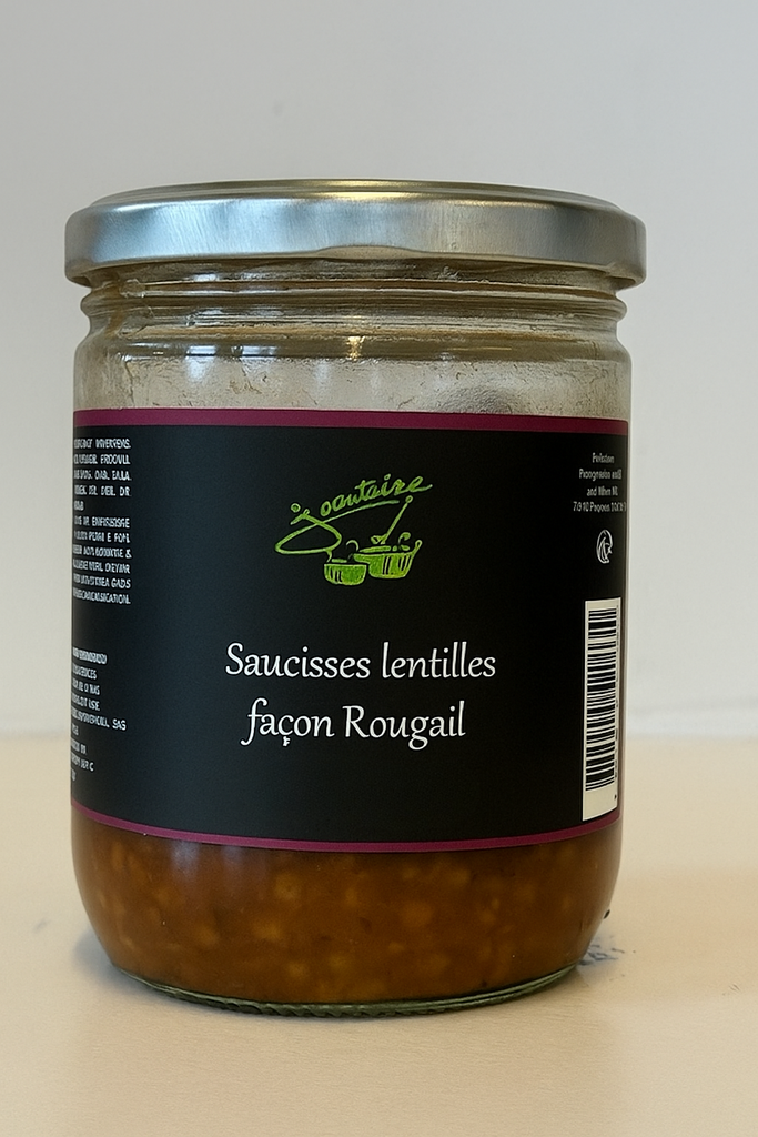 [AR00294] Saucisses et lentilles façon rougail 320g X6