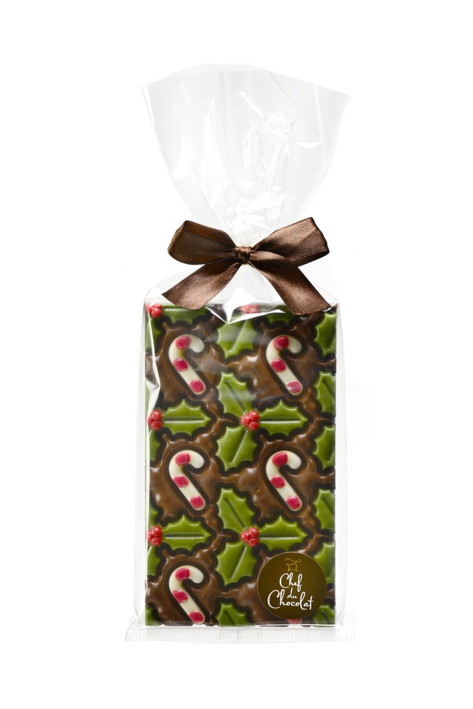 [MDV8450] Tablette chocolat lait Noël 150gx8