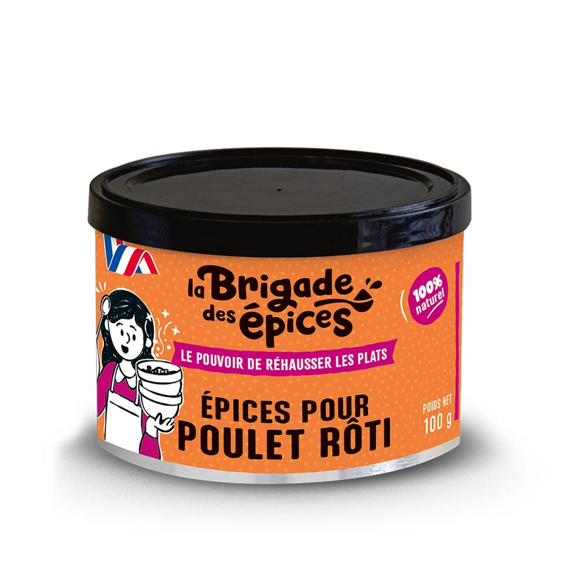 [BE130242] Epices pour POULET ROTI 100g X6