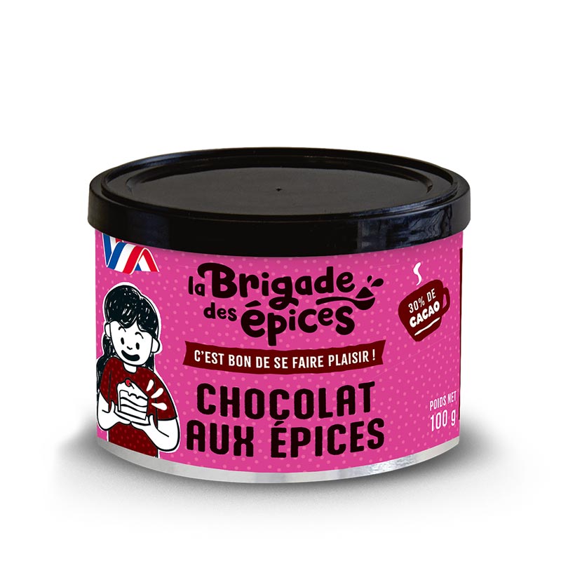 [BE130281] Chocolat chaud aux épices 100g X6