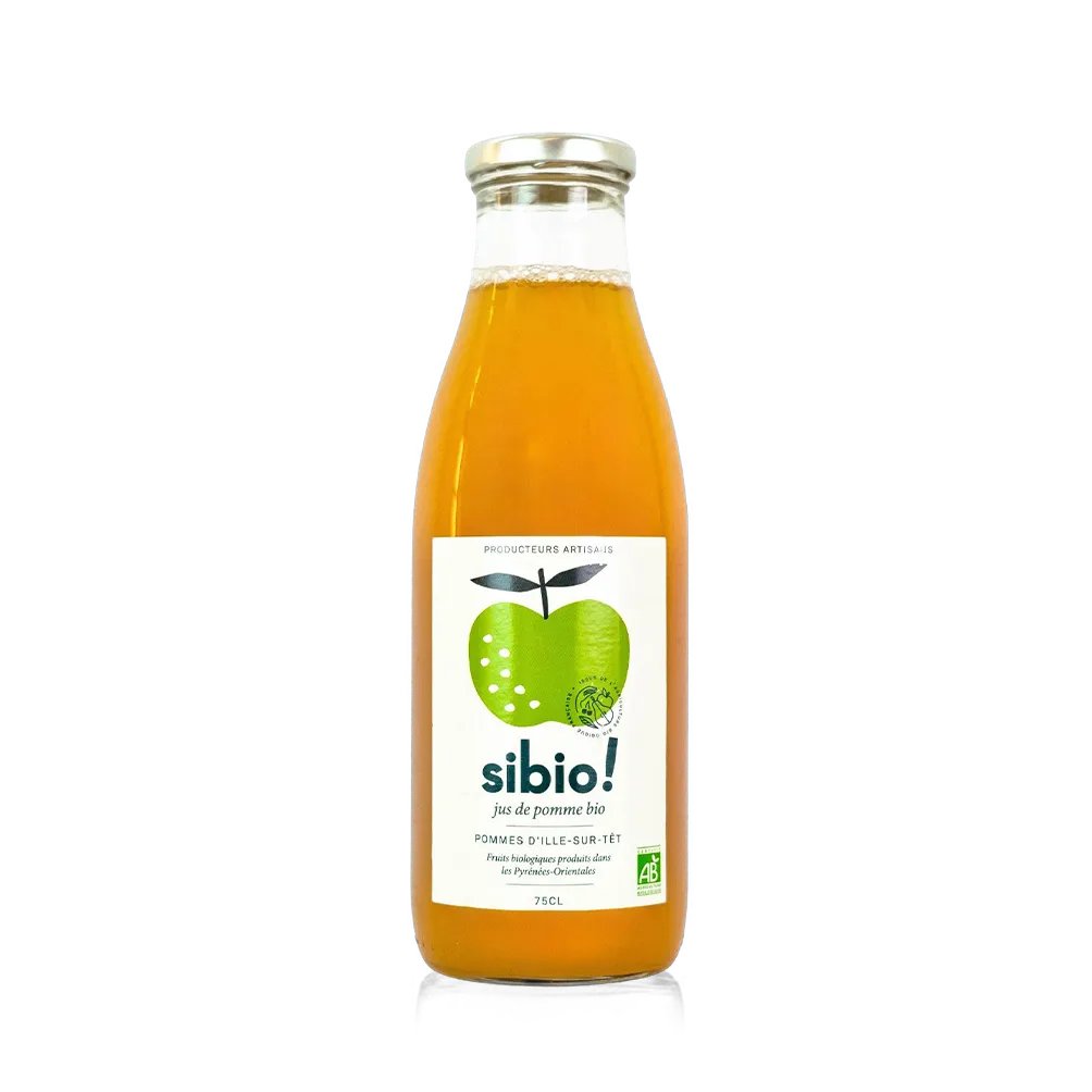 [SIBSPM001] Jus de Pomme BIO d'Ille-sur-Têt - 75cl